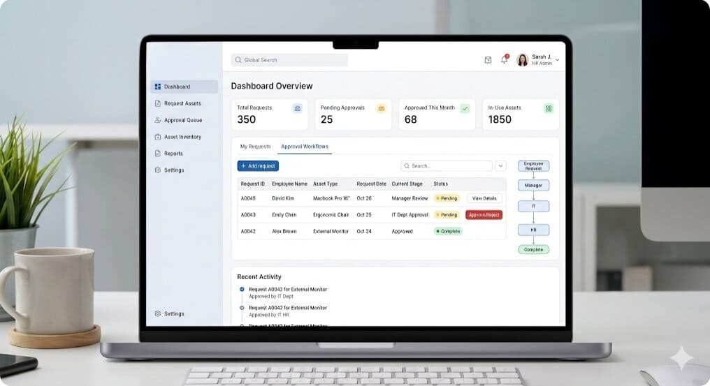 assesst request and approval system